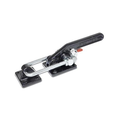 Otto Ganter Latch Type Toggle Clamp with Safety Hook Heavy Duty Type, GN 852.3